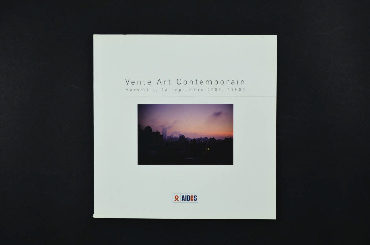 Aides Fédération Nationale BROCHURE "Vente Art Contemporain. Marseille 26 septembre 2003" France 2003/9 2005.101.57 Photo Mucem