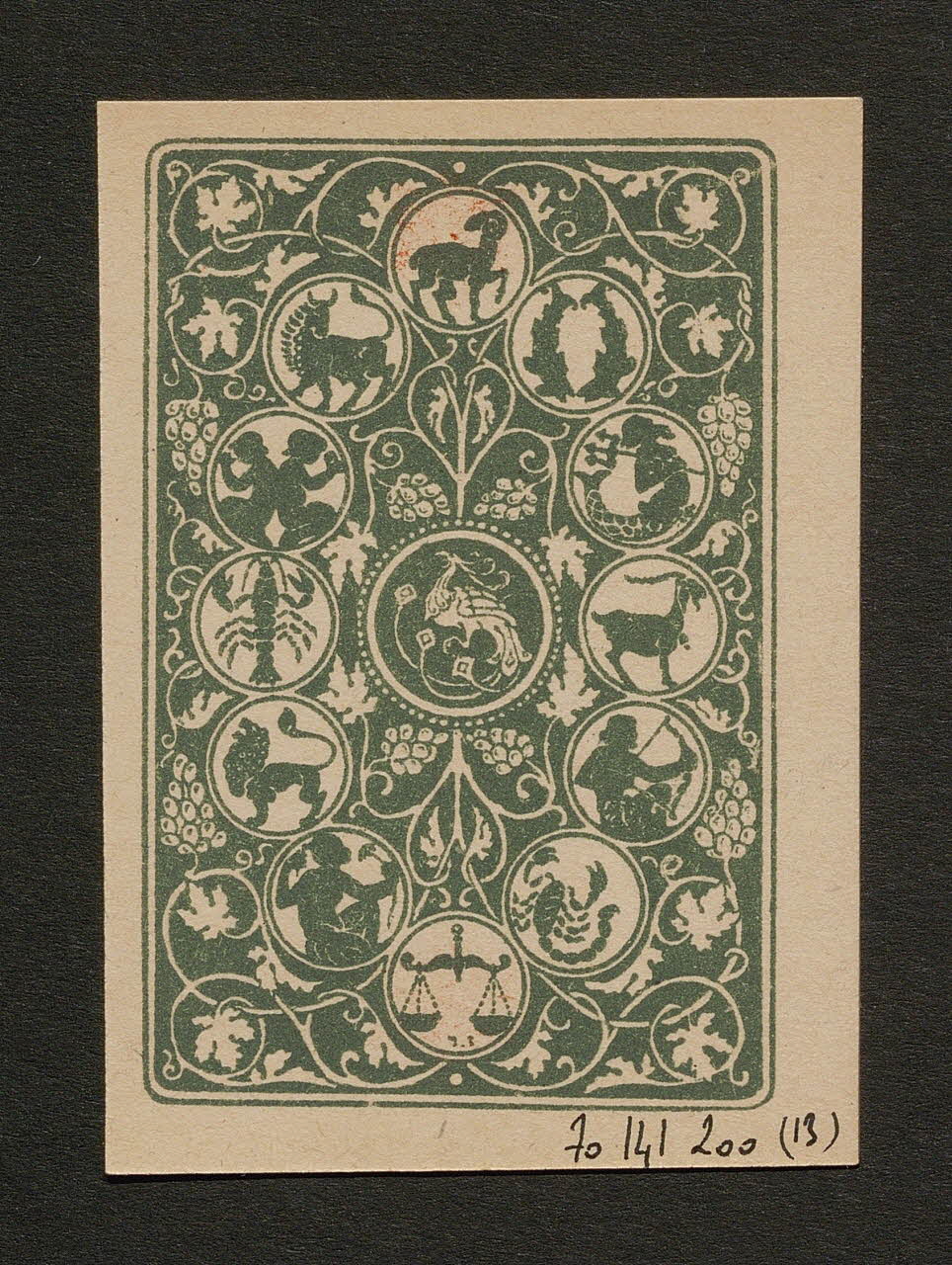 carte à jouer 1970.141.200.13 Photo