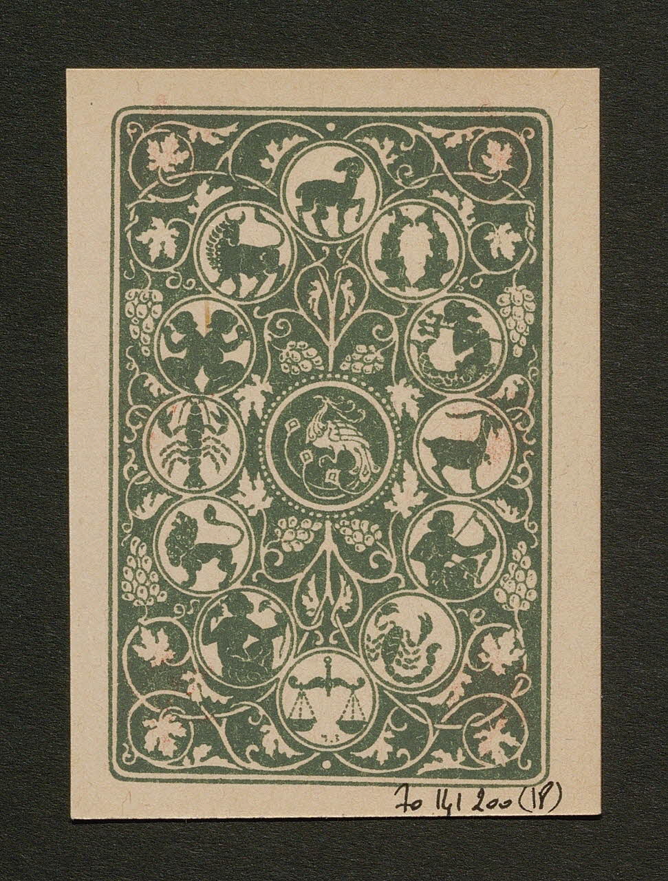 carte à jouer 1970.141.200.18 Photo