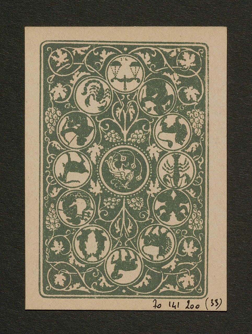 carte à jouer 1970.141.200.33 Photo