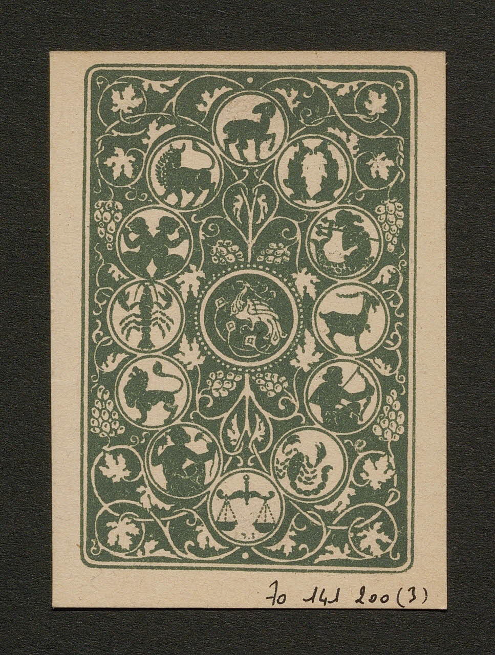 carte à jouer 1970.141.200.3 Photo