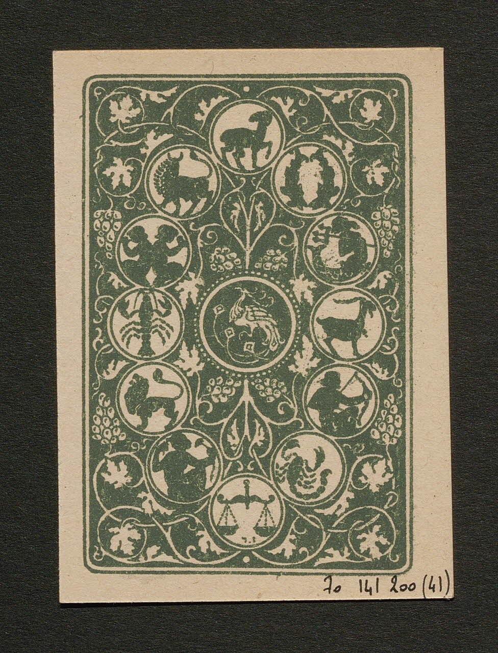 carte à jouer 1970.141.200.41 Photo