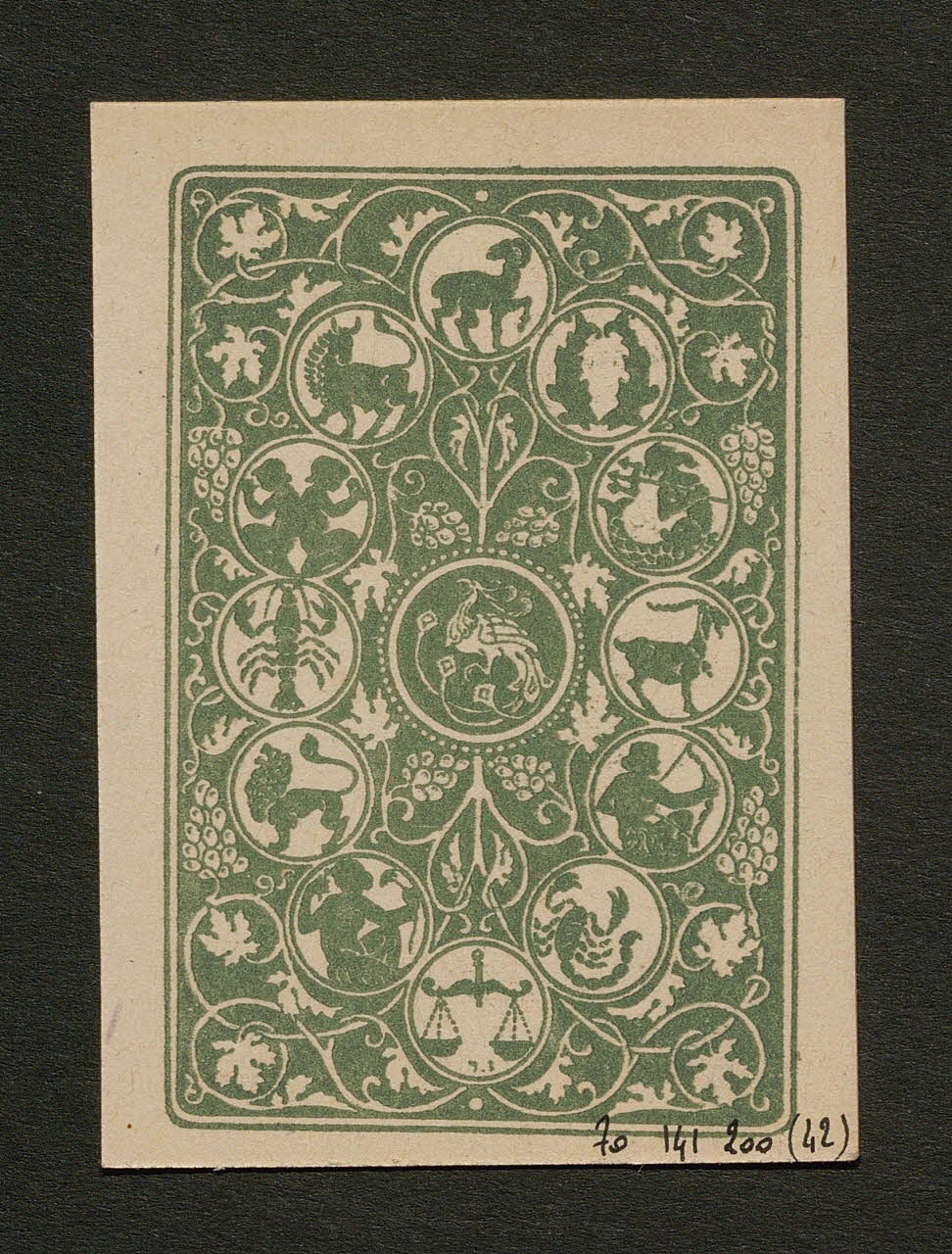 carte à jouer 1970.141.200.42 Photo