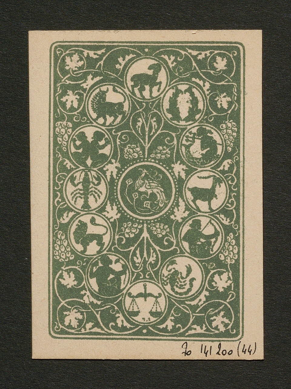 carte à jouer 1970.141.200.44 Photo