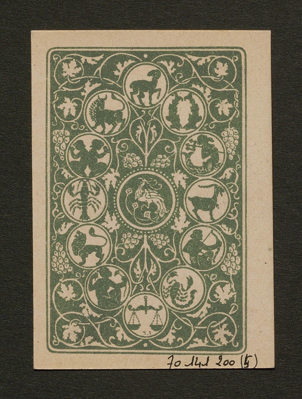 carte à jouer 1970.141.200.5 Photo