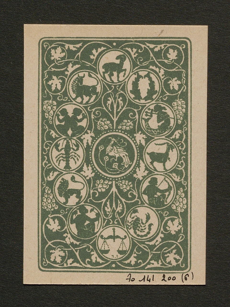 carte à jouer 1970.141.200.6 Photo