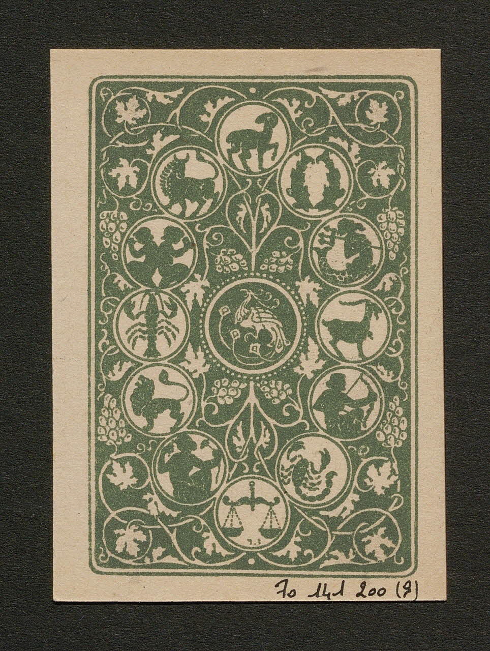 carte à jouer 1970.141.200.9 Photo