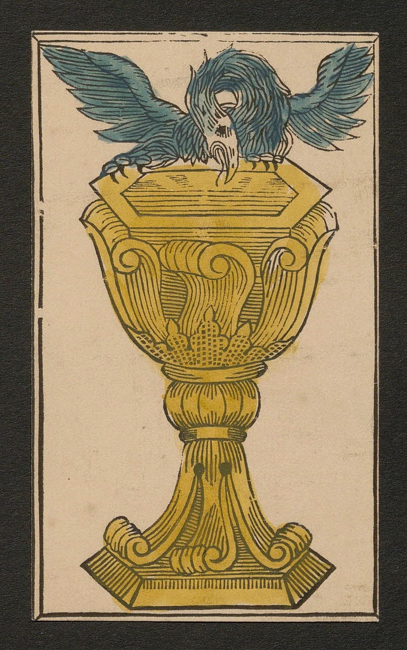 jeu de cartes (incomplet) As de coupe d'un jeu de cartes ordinaires non-standard 1970.141.253.5 Photo