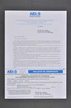 AIDES Bulletin de souscription France 1996/2/29 2005.101.71 Photo Mucem