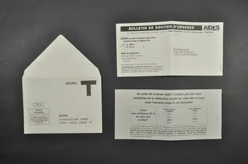 AIDES Bulletin de souscription France 1997/12 2005.101.72.1-3 Photo Mucem