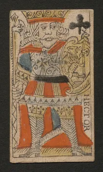 Bodet Nicolas carte à jouer carte à jouer au portrait de Rouen 1750 1970.141.312 Photo