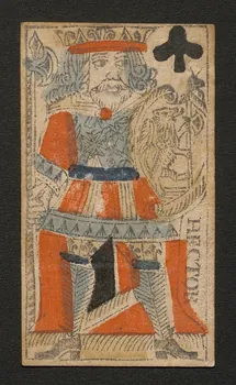 Bodet Nicolas carte à jouer carte à jouer au portrait de Rouen 1750 1970.141.313 Photo