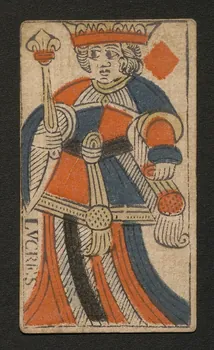 Bodet Nicolas carte à jouer carte au portrait de Rouen 1750 1970.141.322 Photo