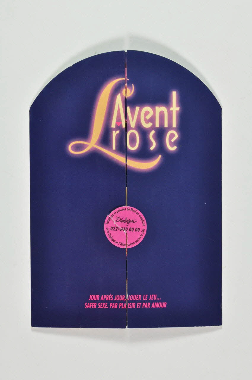 Dialogai, Aide Suisse Contre Le Sida Calendrier de l'avent "L'avent rose" Lorraine, France 1994/11 2005.101.74 Photo Mucem