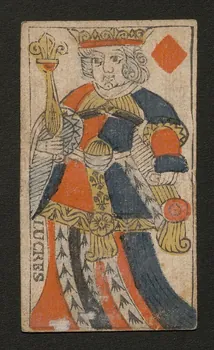 Bodet Nicolas carte à jouer carte au portrait de Rouen 1750 1970.141.325 Photo
