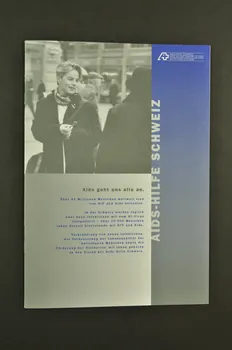 BROCHURE "Aids-Hilfe Schweiz" (Aide suisse Contre le sida) 2004.119.132 Photo Mucem