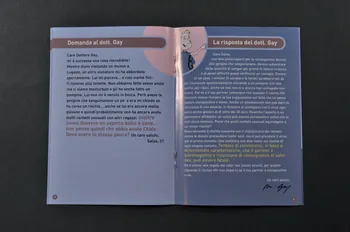 Aide Suisse Contre Le Sida (Ass) BROCHURE "Da bocca a...Tutto sul tema sesso orale per ragazzi e uomini omosessuali e bisessuali" (De la bouche à...  Tout sur le thème du sexe oral pour gays et bisexuels de tout âge) Lorraine, France 2003 2004.119.137 Photo Mucem