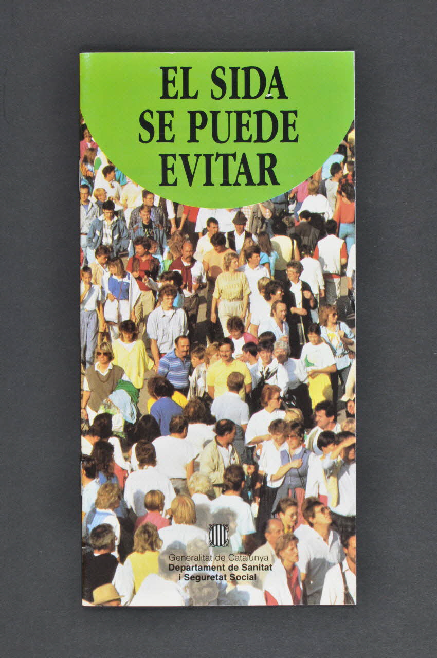 BROCHURE "El sida se puede evitar" 2003.102.70 Photo Mucem