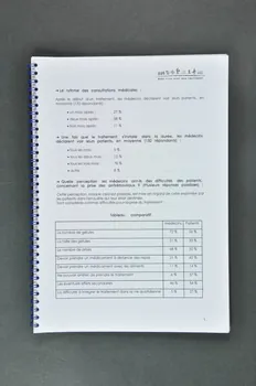 Aides Provence Rapport "Les mille et une façons de prendre son traitement / Enquête AIDES/IPSOS réalisée auprès de médecins prescripteurs" France 1999/4 2005.101.9 Photo Mucem