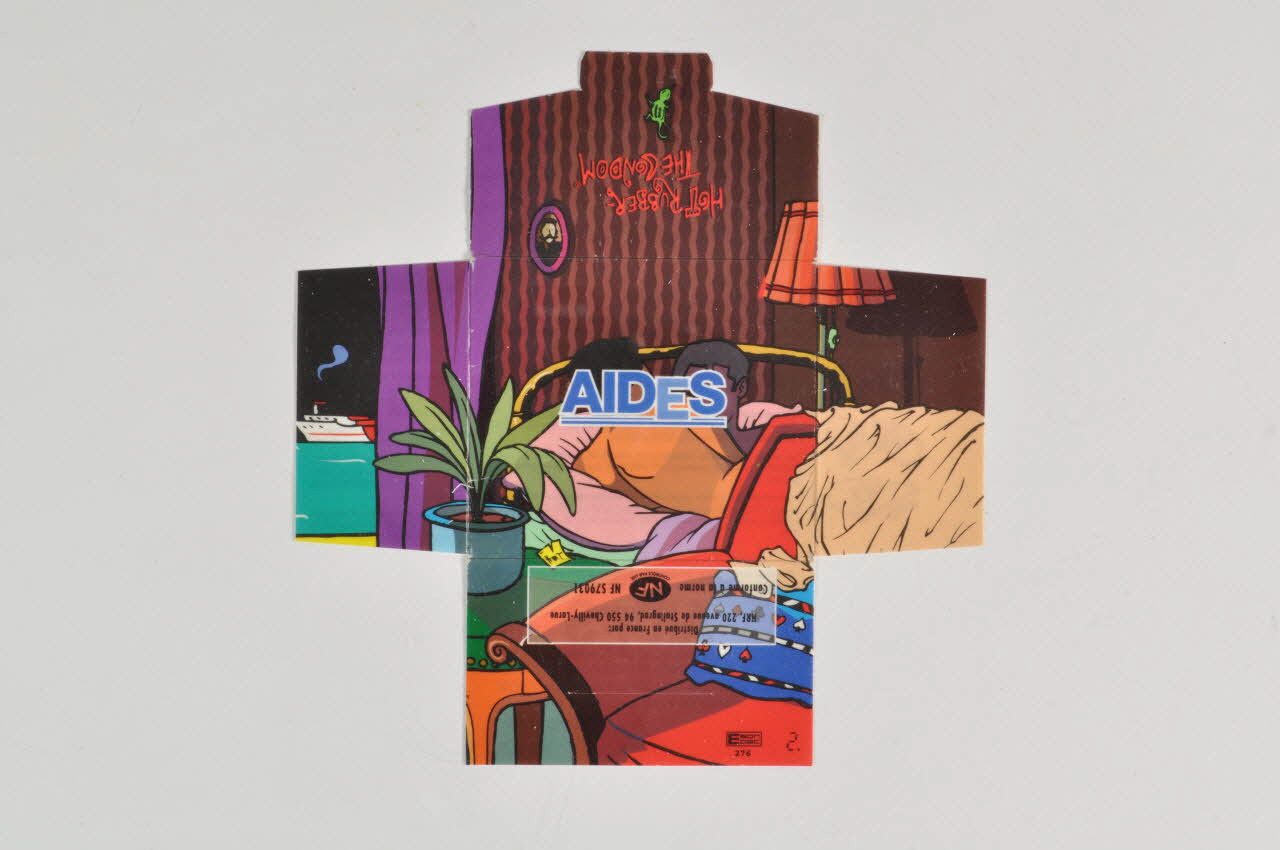 pochette Hot Rubber / AIDES 2005.101.90 Photo Mucem