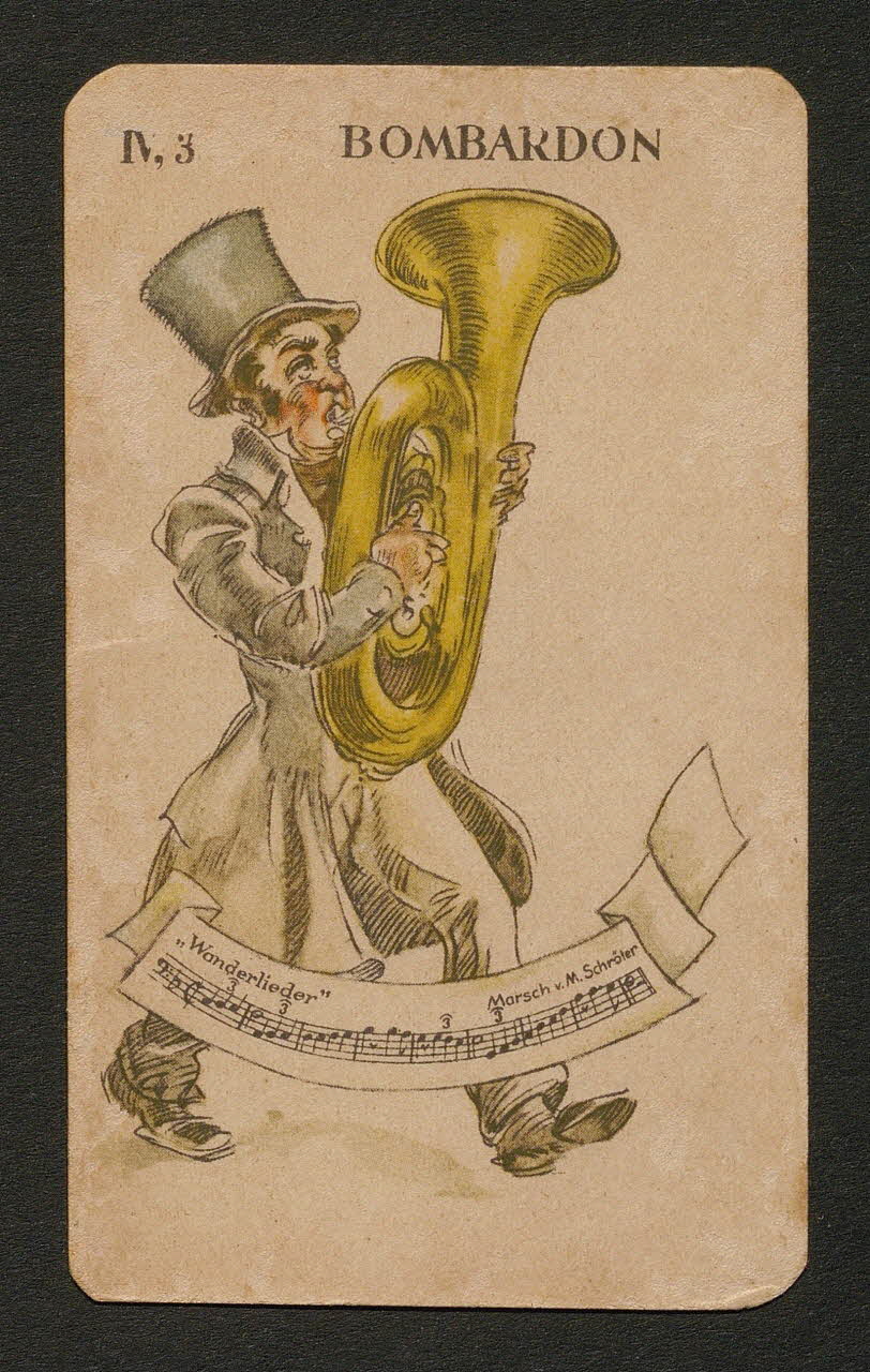 carte à jouer BOMBARDON 2002.32.15 Photo