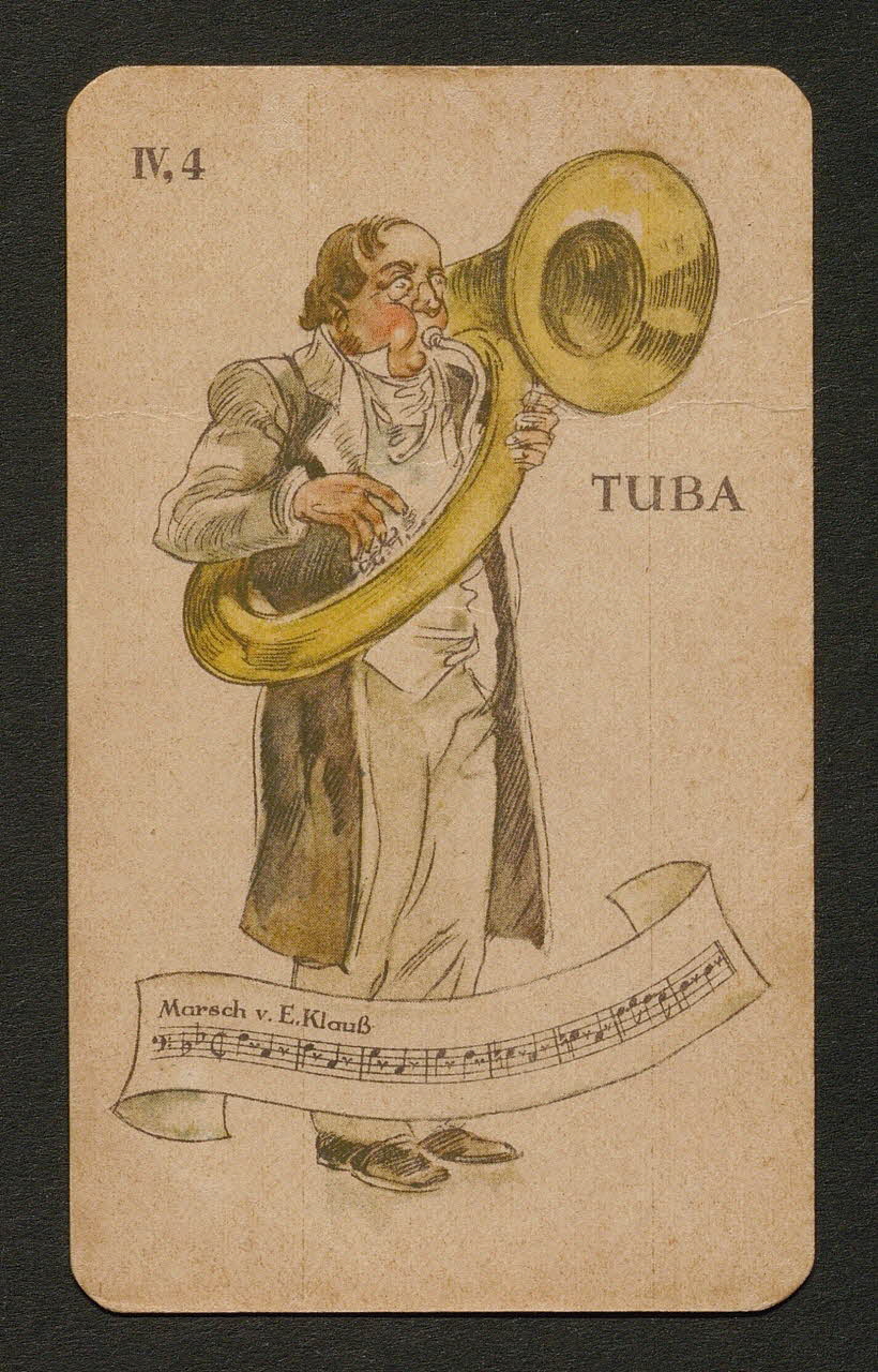 carte à jouer TUBA 2002.32.16 Photo