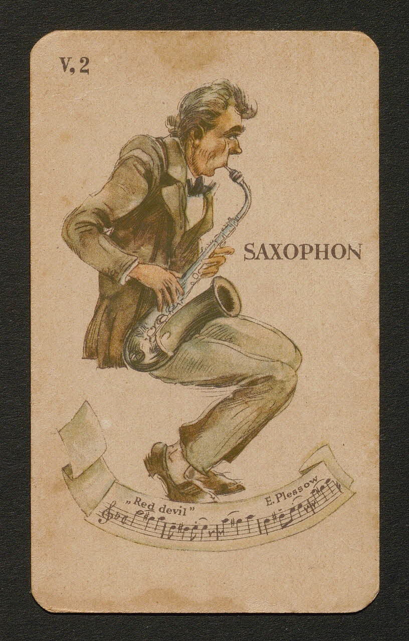 carte à jouer SAXOPHON 2002.32.18 Photo