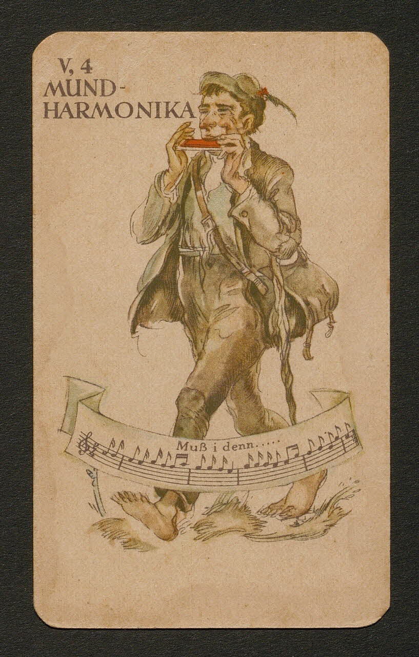 carte à jouer MUND-HARMONIKA 2002.32.20 Photo