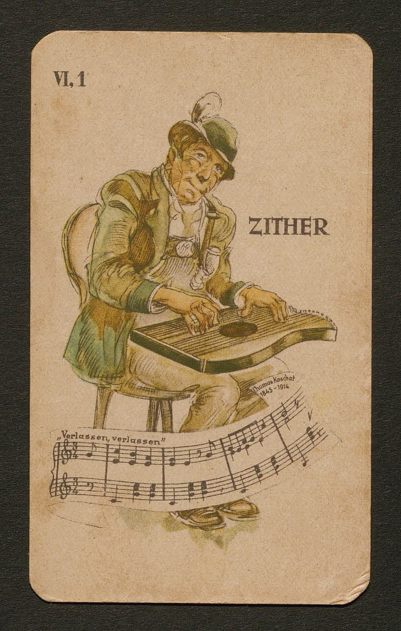 carte à jouer ZITHER 2002.32.21 Photo