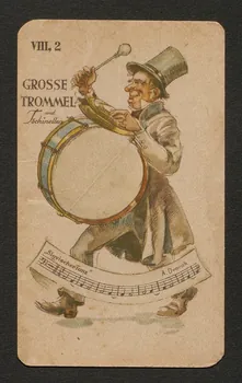 carte à jouer GROSSE TROMMEL und Tschinellen 2002.32.30 Photo