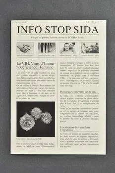 Sida Info Doc BROCHURE "Safe. Info pour les jeunes sur le VIH et le sida / Info Stop Sida . ce que les parents doivent savoir sur le VIH et le sida" Lorraine, France 1999 2004.119.154 Photo Mucem
