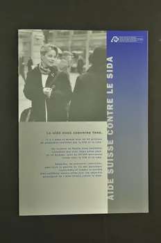 BROCHURE "Aide Suisse contre le Sida" (en français) 2004.119.161 Photo Mucem
