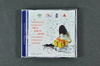 Lietuvos Aids Center CD (compact disque) Moksleiviu konkurso "Mess pries AIDS" socialines reklamos siuzetai (Vidéo clips produit par les participants à un concours des enfants des écoles intitulé : Nous, contre le sida) Lituanie 2005 2005.113.3.1-2  Photo Mucem