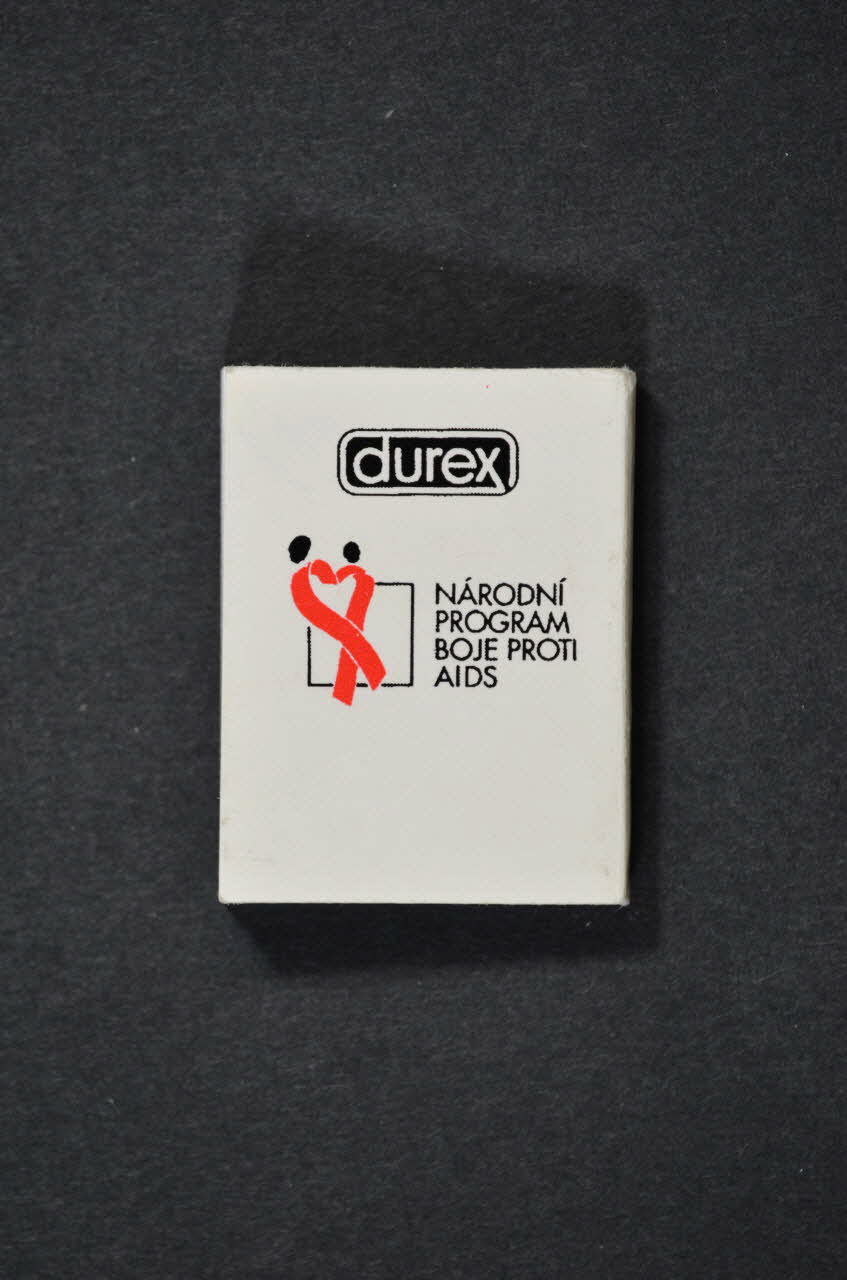 Durex Et Narodni Program Boje Proti Aids livret "Co je AIDS a virus HIV ?" (Qu'est-ce que le sida et le virus du VIH ?) République Tchèque 1998 2005.114.1 Photo Mucem