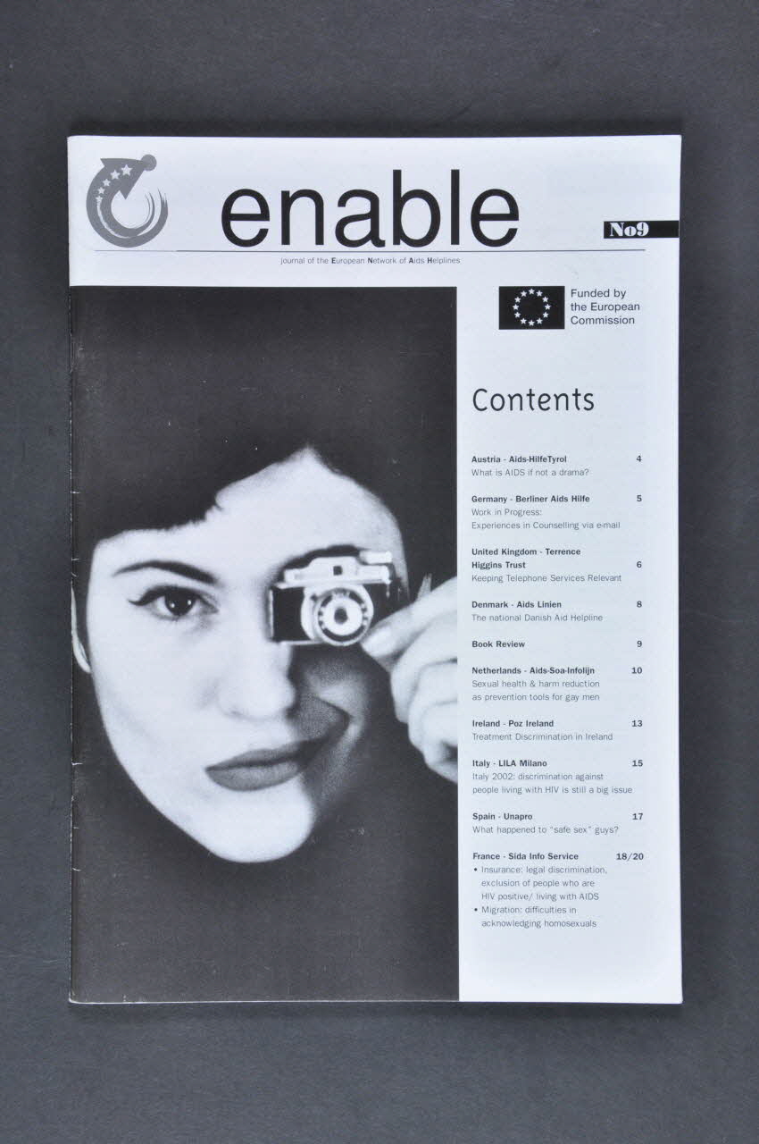European Network Of Aids Helplines revue Grande Bretagne 2003 2003.105.11 Photo Mucem