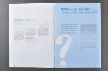 Aide Suisse Contre Le Sida (Ass) BROCHURE "Réinsertion professionnelle des personnes qui vivent avec le VIH/sida" (en français) Lorraine, France 1999/9 2004.119.170 Photo Mucem