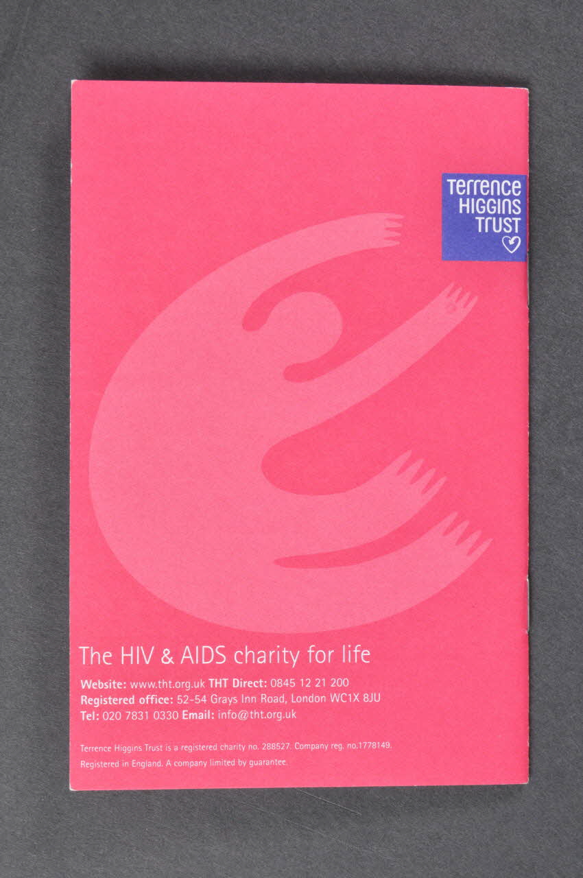 Terrence Higgins Trust BROCHURE "Starting a family. A guide for people with HIV" (Fonder une famille. Guide pour les personnes séropositives) Grande Bretagne 2003/2 2003.105.21 Photo Mucem