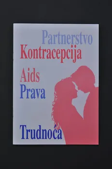 Planes (Fondation Susse Pour La Santé Sexuelle Et BROCHURE "Partnerstvo Kontracepcija Aids Prava Trudnoca"  (Couple, Contraception, Sida, Droits, Grossesse) Lorraine, France 2004 2004.119.18 Photo Mucem