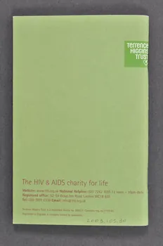 Terrence Higgins Trust BROCHURE "Le sexe et la santé. Informations concernant la santé sexuelle pour les africains" Grande Bretagne 2002/6 2003.105.30 Photo Mucem