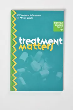 Terrence Higgins Trust BROCHURE "Treatment matters. HIV Treatment Information for African people"   (Les traitements et votre santé.  / Informations sur les médicaments anti HIV pour les africains) Grande Bretagne 2000/11 2003.105.31  Photo Mucem
