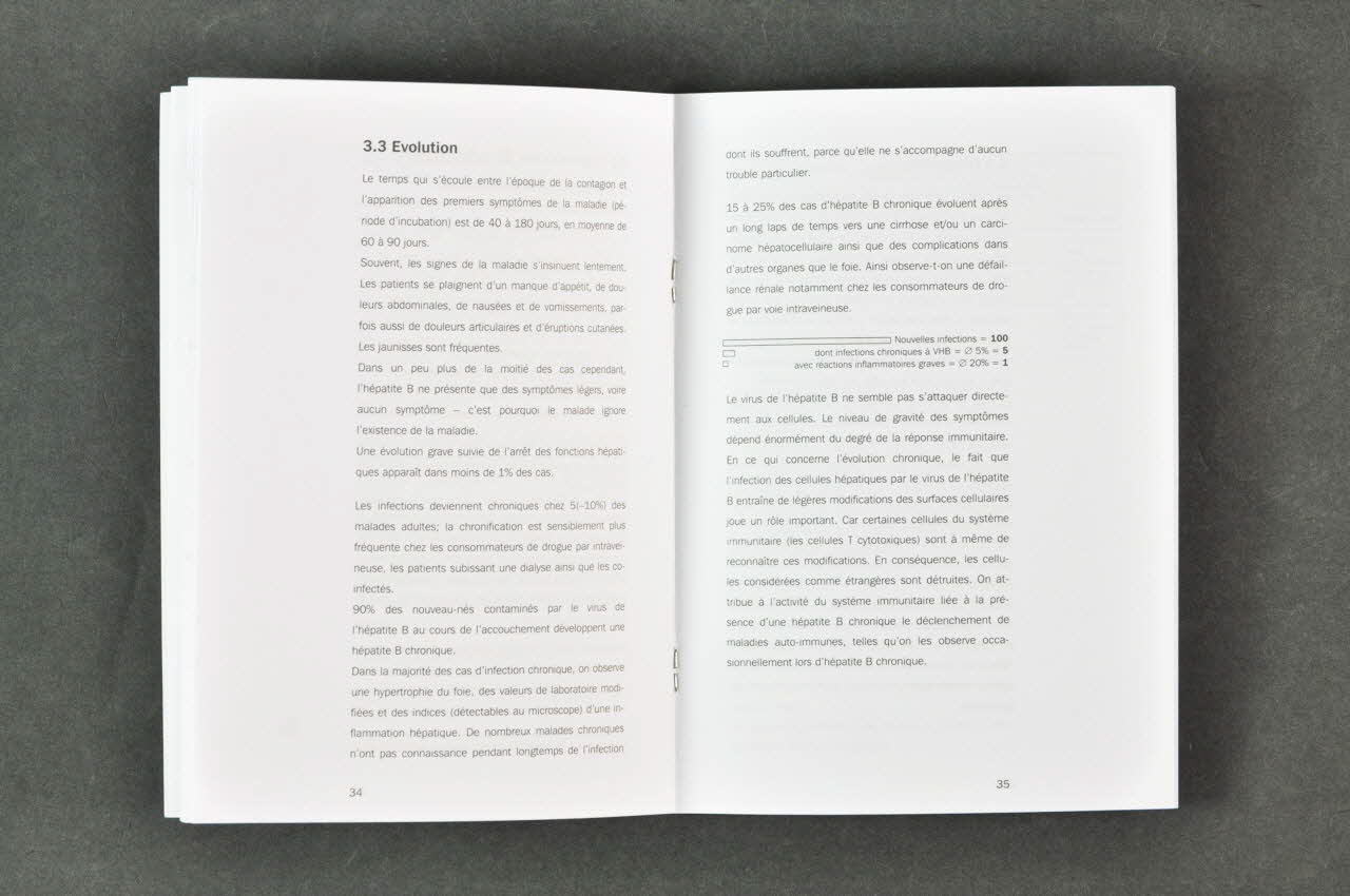 Aide Suisse Contre Le Sida (Ass) BROCHURE "Hépatites. Diagnostic. Evolution. Traitement" (en français) Lorraine, France 2001/6 2004.119.189 Photo Mucem