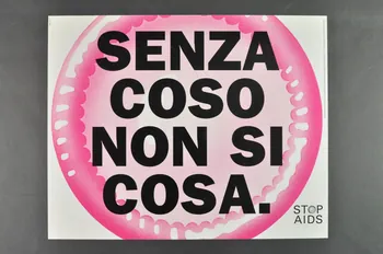 affiche "Senza coso non si cosa" (en italien) (Sans cela, il ne se passe rien) 2004.119.204 Photo Mucem