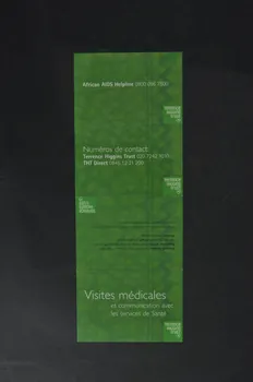 Dépliant "Visites médicales et communication avec les services de Santé" 2003.105.49  Photo Mucem