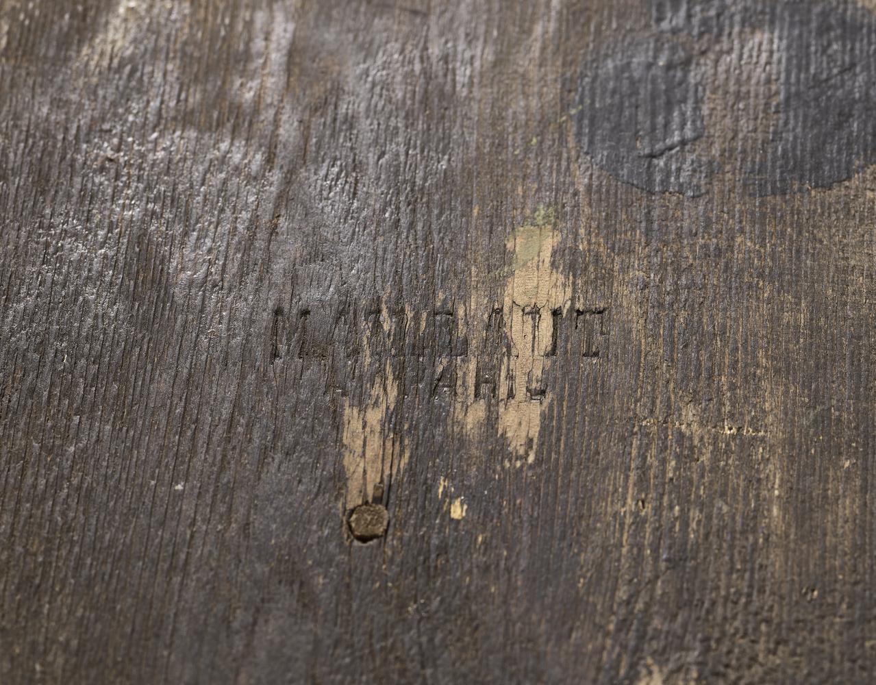 Manufacture Paul Balin planche d'impression pour papier peint plaque pour frapper les tissus Ile-de-France, France 1863-1898 1950.55.11  Photo Mucem / Marianne Kuhn