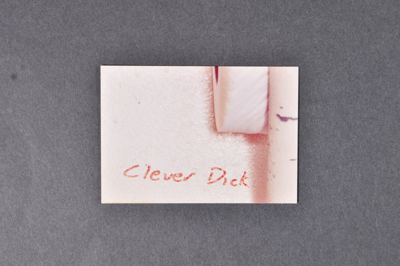Carte de rendez-vous "Clever dick 3 (Bite intelligente) 2003.105.9 Photo Mucem