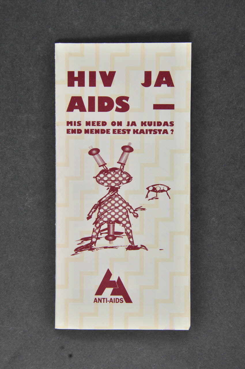 Dépliant "HIV Ja AIDS" 2005.115.21 Photo Mucem