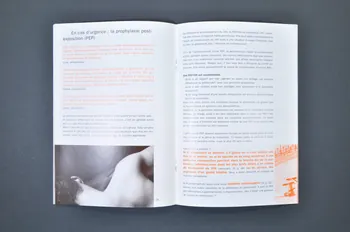 Aide Suisse Contre Le Sida (Ass) BROCHURE "Rapports amoureux et sexualité. Une brochure destinée aux personnes vivant avec le VIH et à leurs partenaires" Lorraine, France 2002 2004.119.22 Photo Mucem
