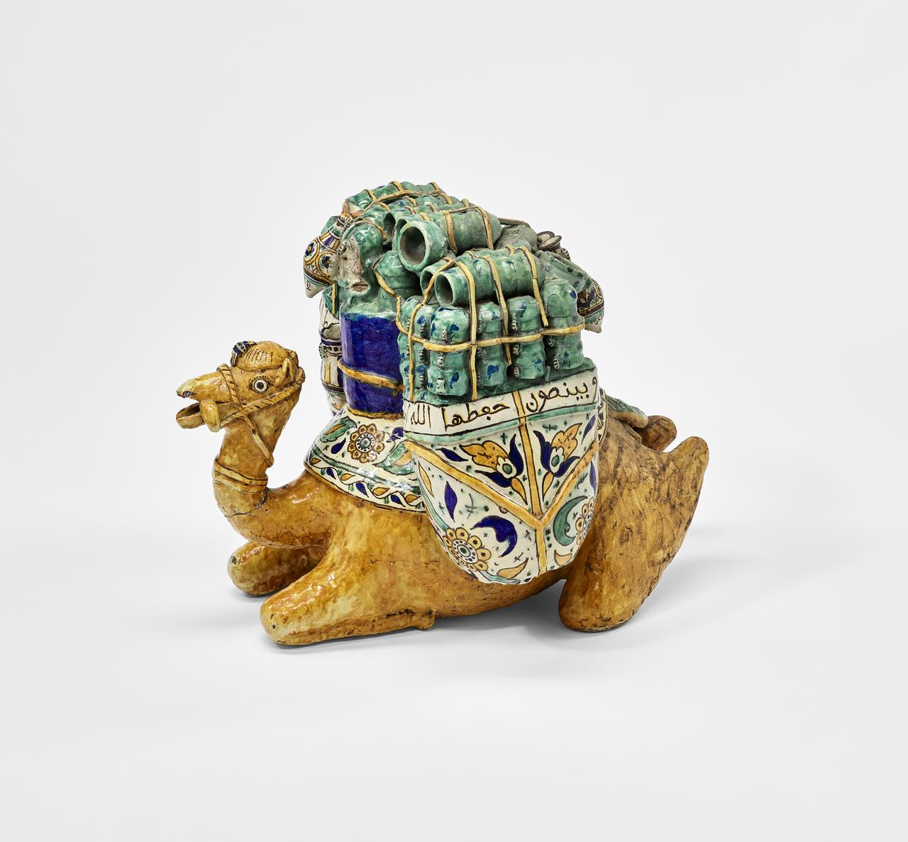 Atelier des Chemla ; Moïse Chemla sculpture dromadaire Tunis, Tunisie 1910-1912 2024.33.1 Photo Mucem / Marianne Kuhn
