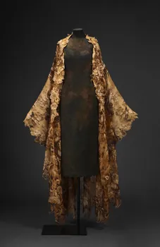 Franck Sorbier robe Robe de la Collection "Zao Wou-Ki" - 2005 Ile-de-France, France 2005-2017 2024.28.8.1-2 Photo Mucem / Marianne Kuhn