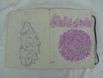 Lunar CAHIER DE DESSIN blackbook Croatie 2009-2010 2024.15.2  Photo Mucem